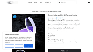Optlenses - Protective Lens d22.4 t4.1 Raytools/Original