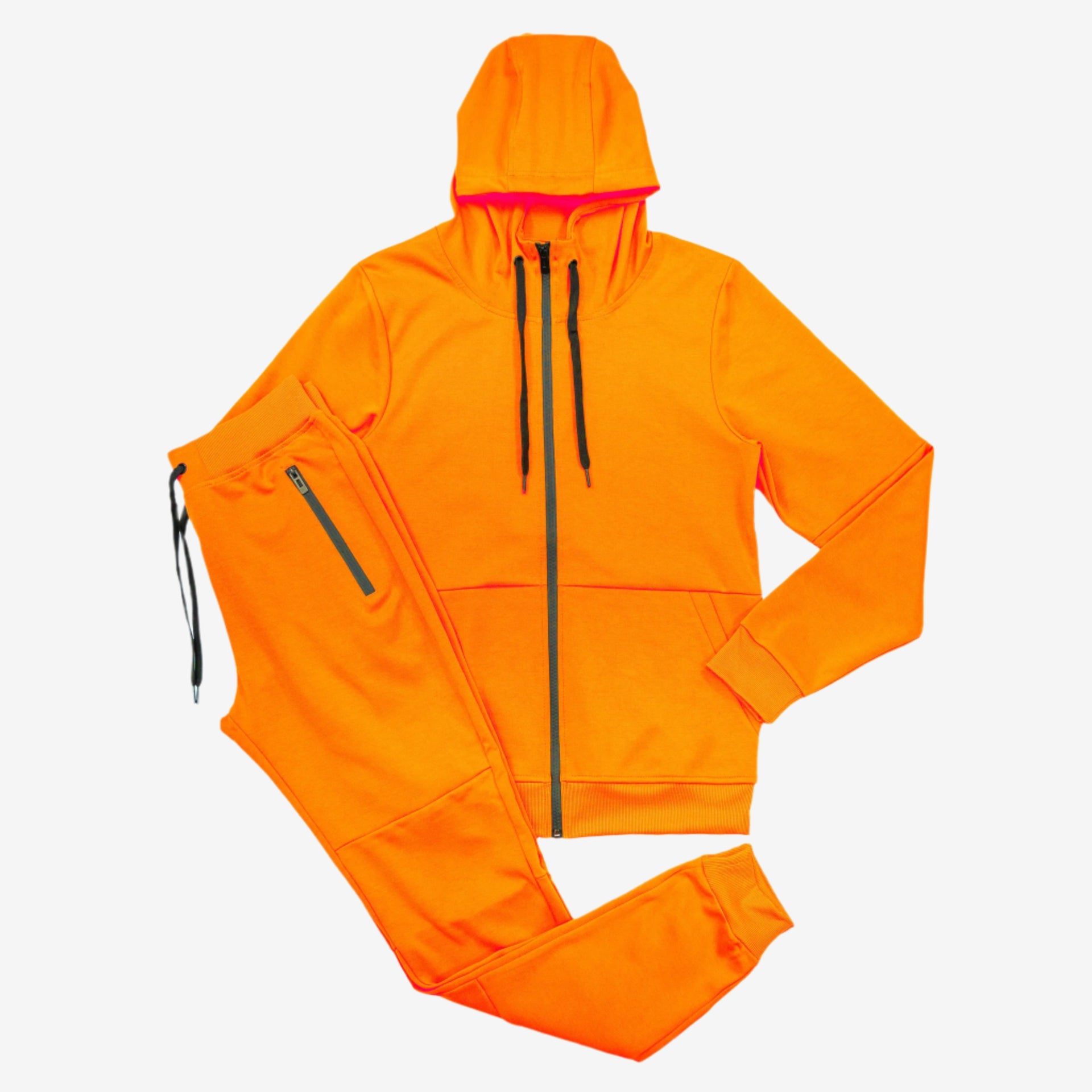 An application scenario or product detail of orange tracksuit - Image 6
