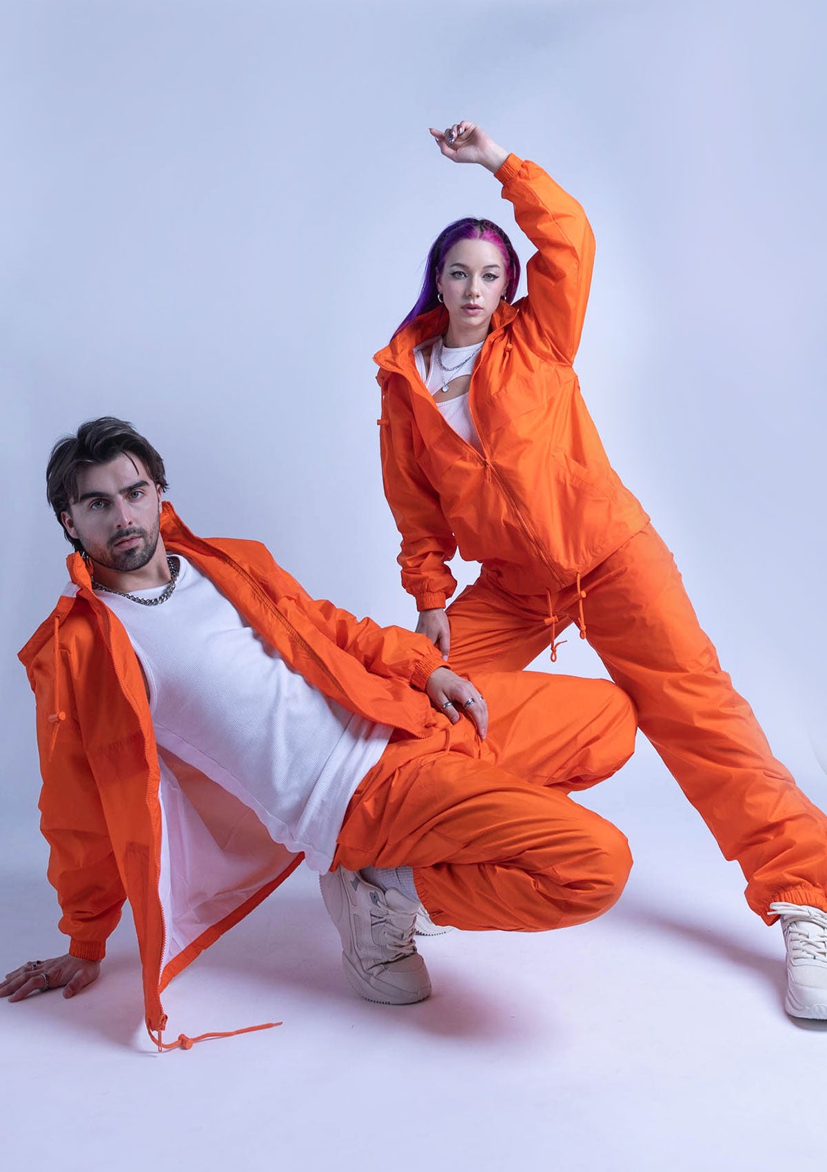 An application scenario or product detail of orange tracksuit - Image 15