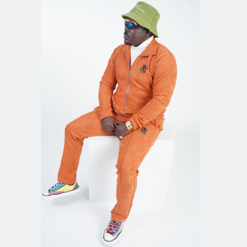 An application scenario or product detail of orange tracksuit - Image 18