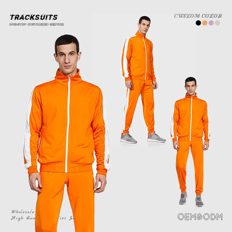 An application scenario or product detail of orange tracksuit - Image 20