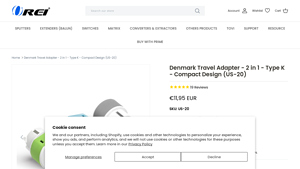 Orei - Denmark Travel Adapter