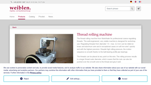 Organ Tools - Thread Rolling Machine