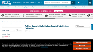 Oriental Trading - Bulk Rubber Ducks