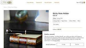 Original Books - Sticky Note Holder