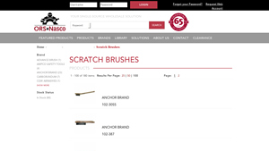 Orsnasco - Small Hand Scratch Brushes