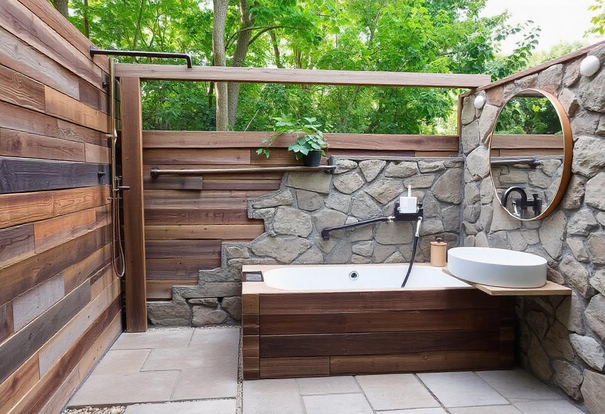 An application scenario or product detail of outdoor bathroom - Image 3