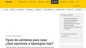 Ovacen - Tipos de Ventanas para Casa