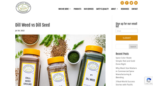 Pacific Spice - Dill Weed and Dill Seed