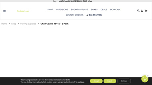 Packeze - Heavy-Duty Plastic Chair Covers