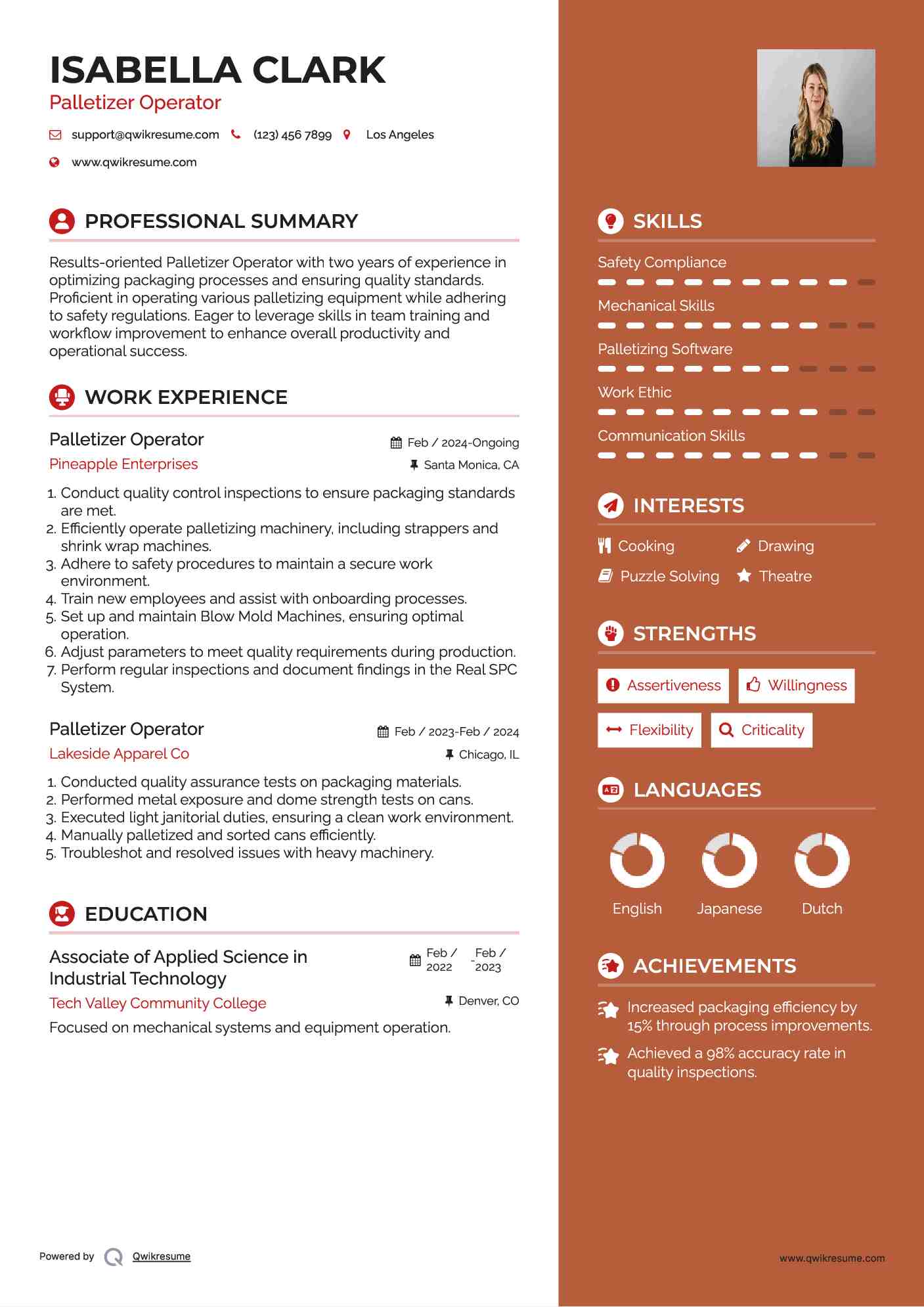 An application scenario or product detail of palletizer job description - Image 10
