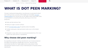 Pannier - Dot Peen Marking Systems