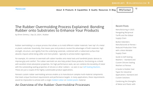 Panova - Custom Rubber Overmolding Services