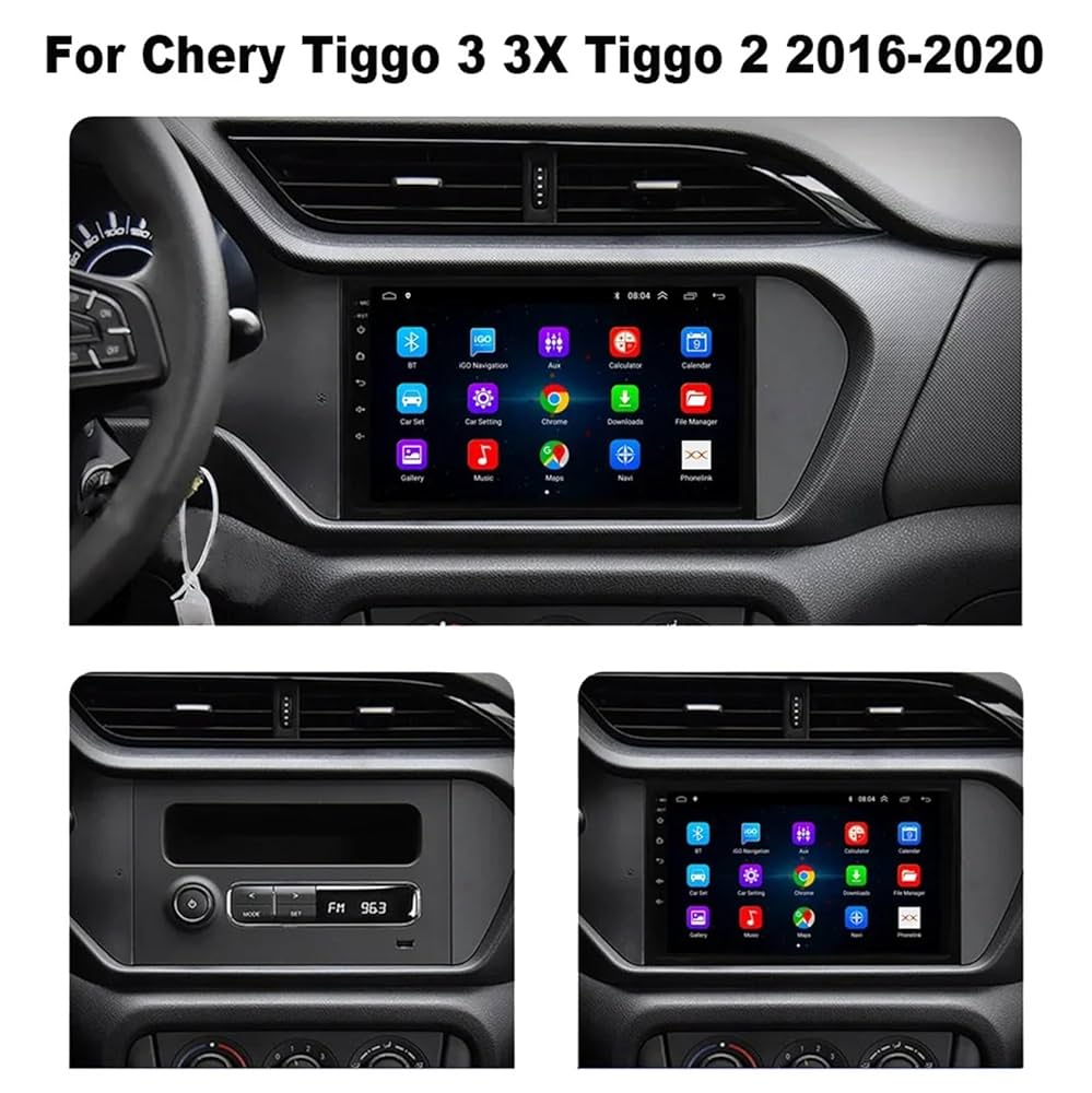An application scenario or product detail of pantalla para chery tiggo 2 with frame - Image 9
