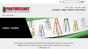 Louisville Ladder - Fiberglass Twin Front Step Ladder