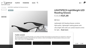 Panther Vision - LIGHTSPECS LightWeight LED Reading Glasses