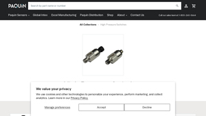 Paquin - High Pressure Switches