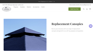 Paragon - Replacement Canopies for Pergolas and Gazebos