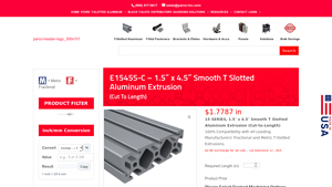 Parco - Aluminum Slot Profile E1545S-C