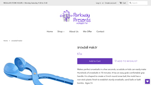 Parkway Presents - Snowball Maker