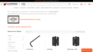 Andersen - Hinges and Hinge Kits