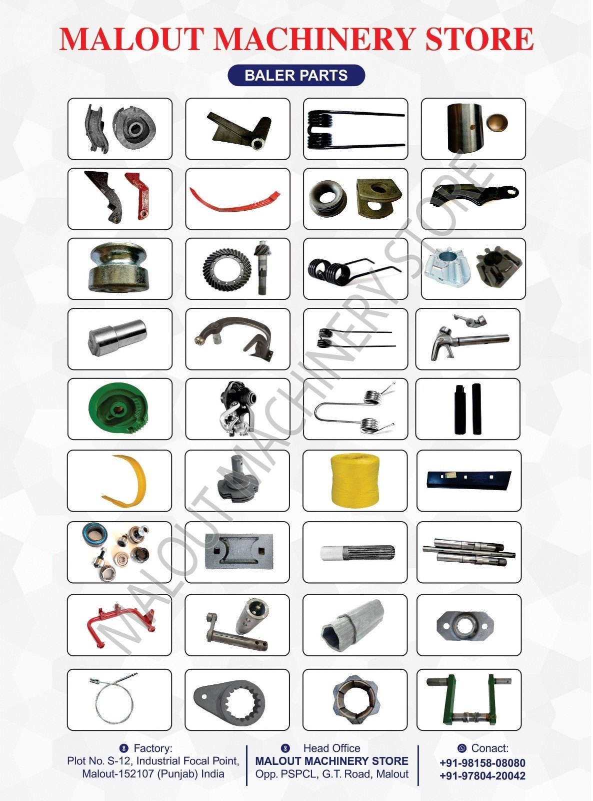 An application scenario or product detail of parts of a baler - Image 15