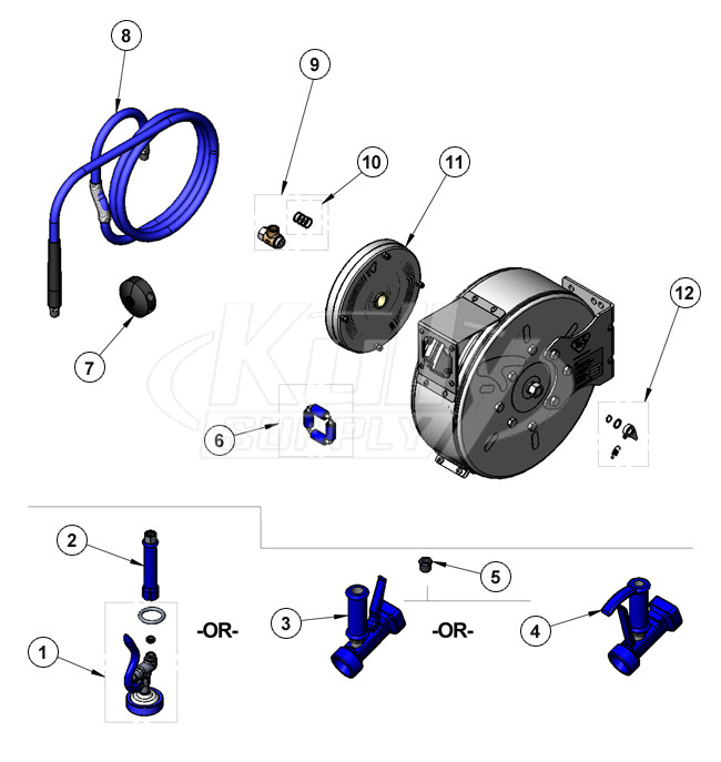 An application scenario or product detail of parts of a hose reel - Image 20