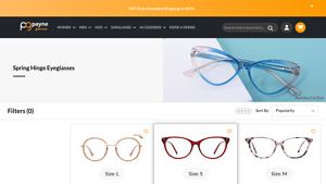 Payne - Spring Hinge Glasses