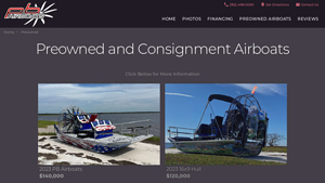 PB Airboats - Preowned & Consignment Airboats