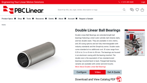 PBC Linear - Double Linear Ball Bearings