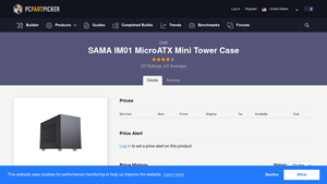 SAMA - IM01 MicroATX Mini Tower Case