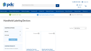 PDC Healthcare - Handheld Labeling Devices