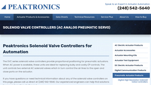 Peaktronics - Solenoid Valve Controllers