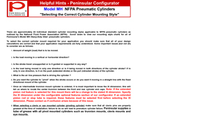 Peninsular Cylinders - Air NFPA Cylinders