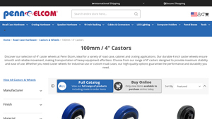 Penn Elcom - 4 Caster Wheels