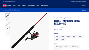PENN - Fierce IV Spinning Rod & Reel Combo