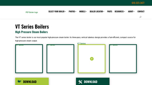 PEP - VT Series High Pressure Steam Boilers