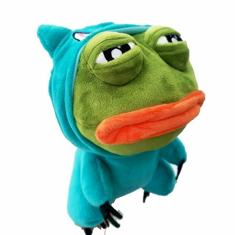An application scenario or product detail of pepe the frog plush - Image 9