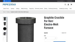 Pepetools - Graphite Crucible for Kerr Electro-Melt Furnace