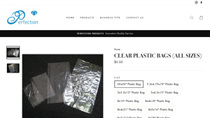Perfection Pack - Clear Plastic Bags