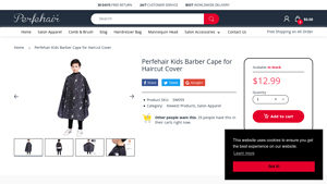 Perfehair - Kids Barber Cape