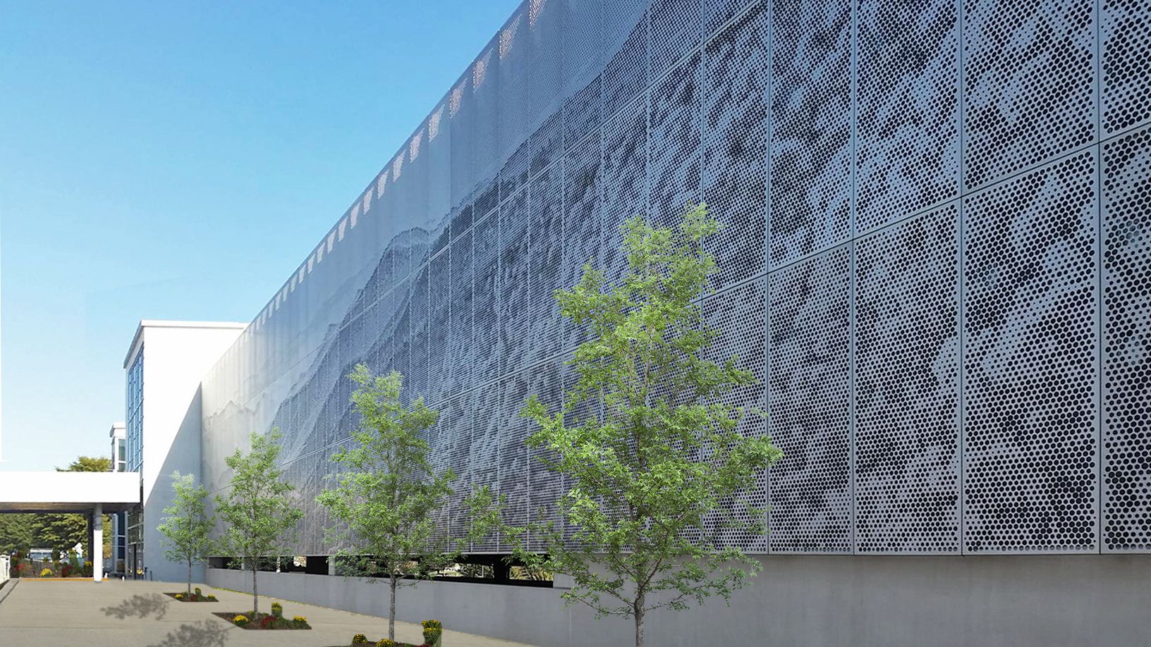 An application scenario or product detail of perforated facade - Image 5