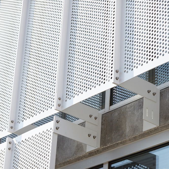 An application scenario or product detail of perforated facade - Image 15