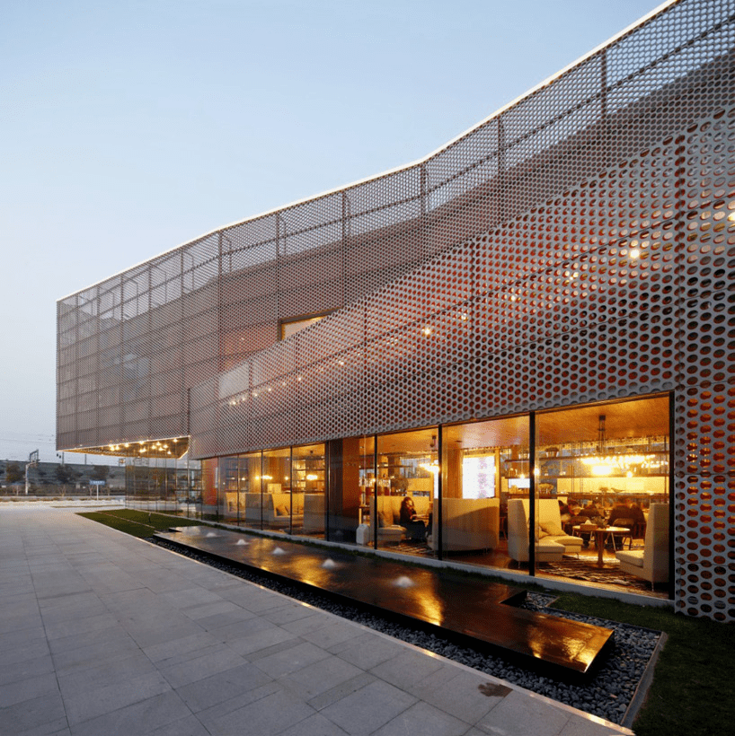 An application scenario or product detail of perforated facade - Image 23