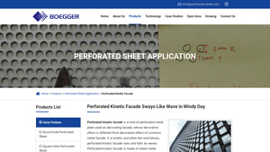 Perforated Sheet - Kinetic Facade