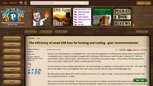 Permies - USB Rechargeable Fan
