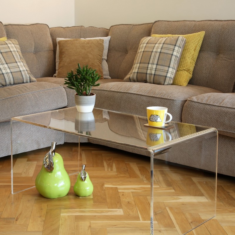 An application scenario or product detail of perspex coffee table - Image 9
