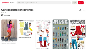 Pinterest - Cartoon Character Costumes