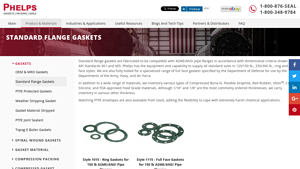 Phelps - Standard Flange Gaskets