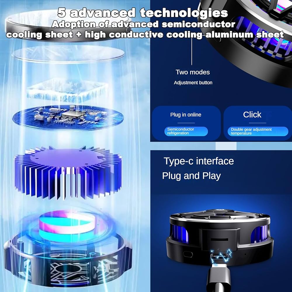 An application scenario or product detail of phone cooling pad - Image 3